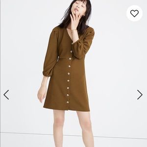 Texture & Thread Balloon Sleeve dress